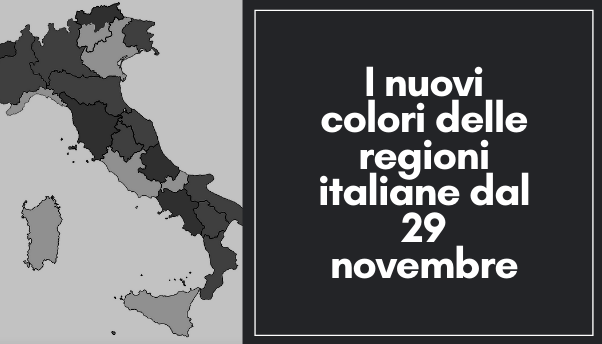 L’Italia cambia colore: le regioni che da domenica cambiano colore (chi entra tra le zone rosse?)