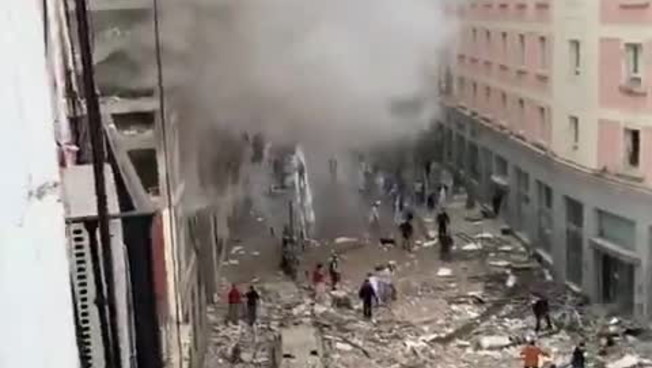 Madrid: forte esplosione in centro, almeno 3 vittime