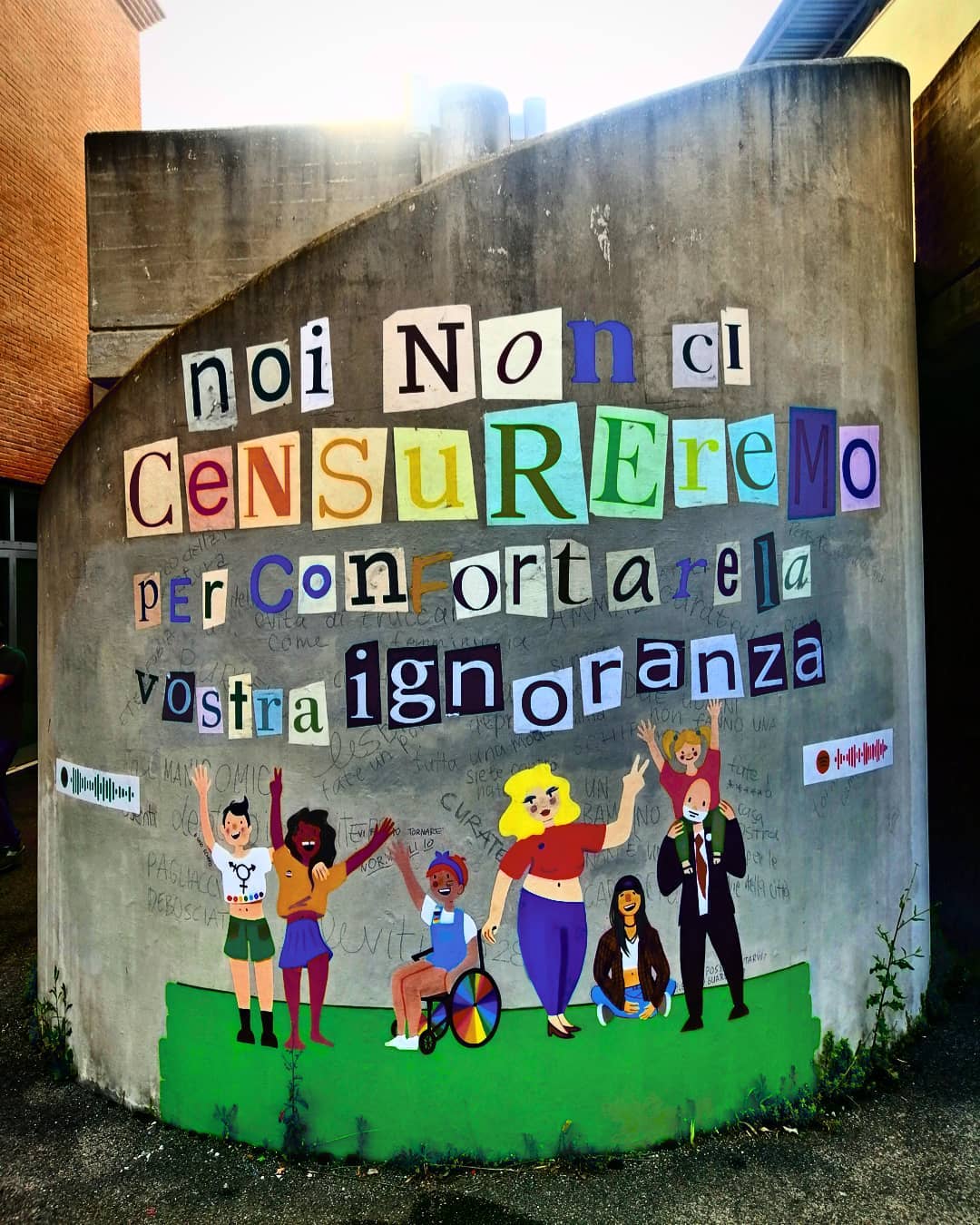 Murales contro l’omotransfobia a Siena criticato aspramente da Fratelli d’Italia