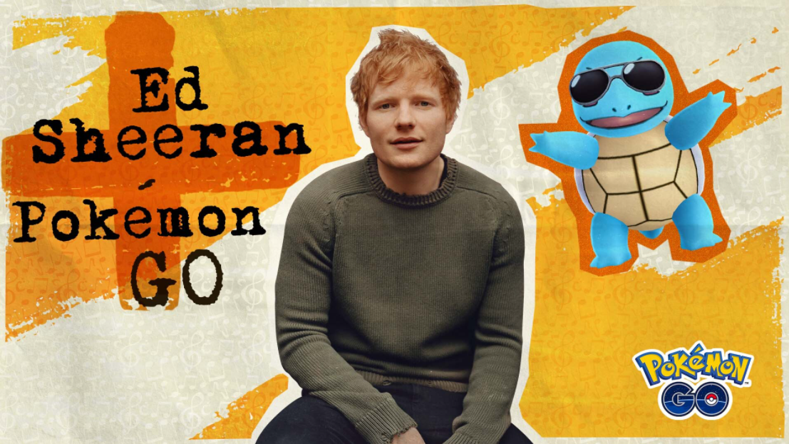 Ed Sheeran farà una collaborazione con Pokemon Go?