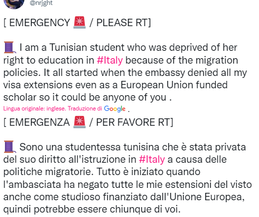 Ma studiare in Italia con il progetto Erasmus+… è così semplice? La storia di una studentessa tunisina