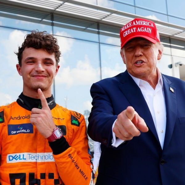 La F1 rinnega la politica, ma Donald Trump gira per il box McLaren